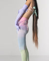 Wikiland Pastel Rainbow Ombre Tights Size EE